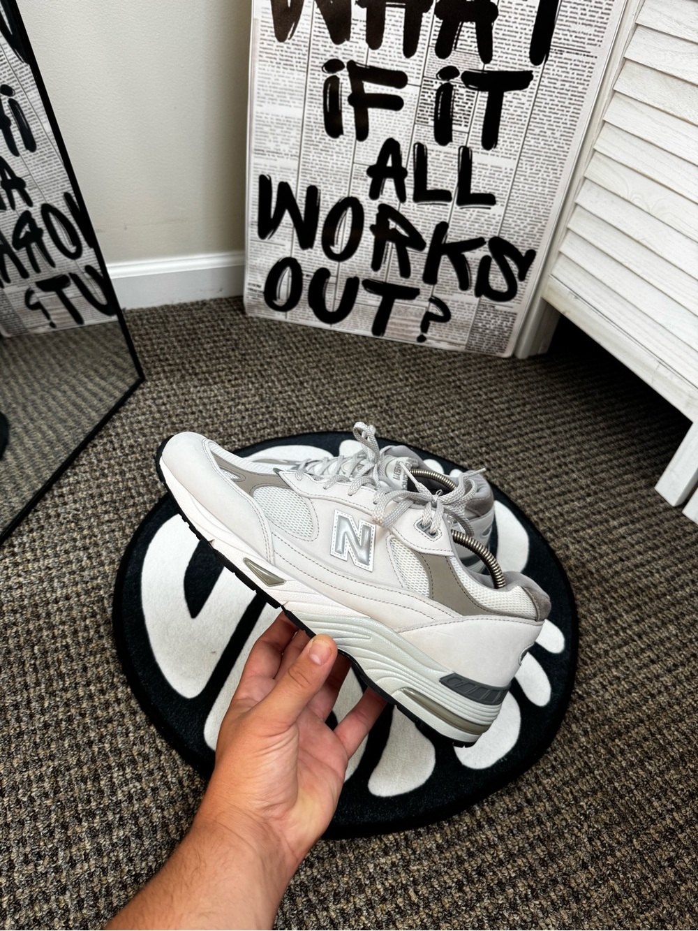 New Balance 991 Made in UK Star White M991FLB Men’s US 11.5 EU 45.5